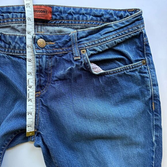 Vintage 1990s Missoni Cropped Boyfriend Jeans 42 IT 6 US - Picture 14 of 15